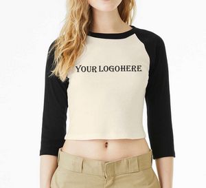 BELLA + CANVASÂ® Women's Micro Rib 3/4 Raglan Sleeve Baby Tee