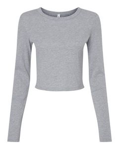BELLA + CANVASÂ® Women's Micro Rib Long Sleeve Baby Tee
