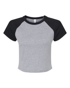 BELLA + CANVASÂ® Women's Micro Rib Raglan Baby Tee