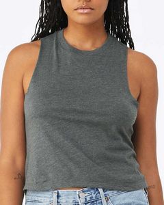BELLA + CANVASÂ® Women's Racerback Crop Tank