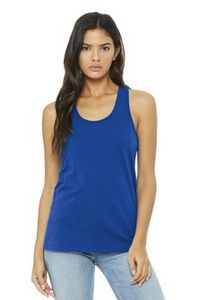 BELLA+CANVAS Women's Jersey Racerback Tank.