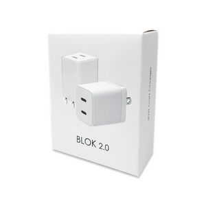 BLOK 2.0 (GAN) - DUAL USB-C GaN CHARGER
