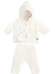 Baby Hoodie & Pants Set - Solid - Chenilla Classicâ„¢ - Creme - 12/18 mo