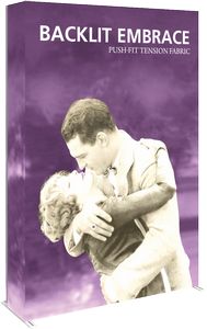 Backlit Embrace 5 ft. Display Double-Sided