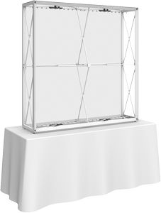 Backlit Embrace 5 ft. Tabletop Display Double-Sided