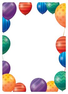 Balloons Theme Poker Size Playing Cards