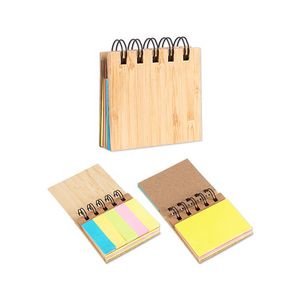 Bamboo Pocket Sticky Notebook