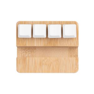 Bamboo Stand & Keypad Stress Reliever
