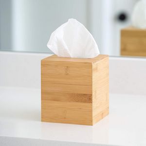 Bamboo Tissue Box Cover