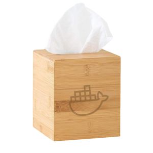 Bamboo Tissue Box Cover