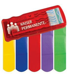 Bandage Dispenser w/ Color Bandages