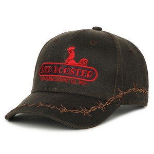 Barbed-Wire Embroidered Solid Back Hat