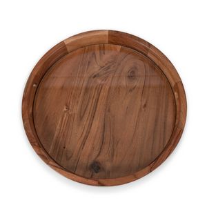 Barista Serving Tray with Glass Insert