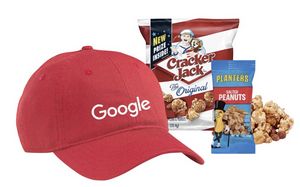 Baseball Cap with Snacks