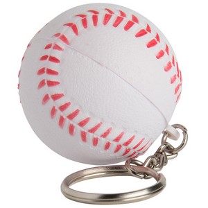 Baseball SqueeziesÂ® Stress Reliever Keychain