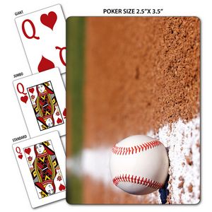Baseball Theme Poker Size Playing Cards