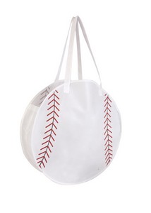 Baseball Tote with Snacks