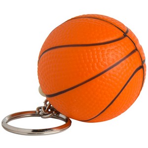 Basketball SqueeziesÂ® Stress Reliever Keychain