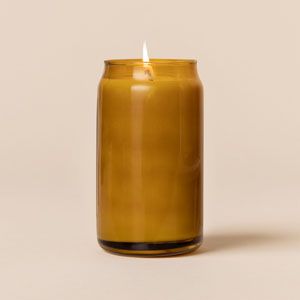 Beer Can Glass Candle - Direct Print
