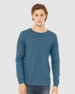 Bella + CanvasÂ® Heather CVC Long Sleeve Tee