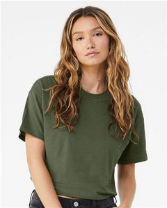 Bella+CanvasÂ® Women's Jersey Crop Tee