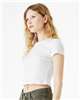 Bella+CanvasÂ® Women's Micro Rib Baby Tee