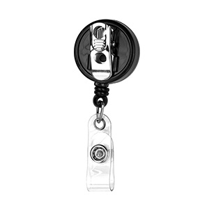 "Bellefontaine VL" Retractable Badge Reel & Badge Holder w/Rotating Alligator Clip (Full Color)