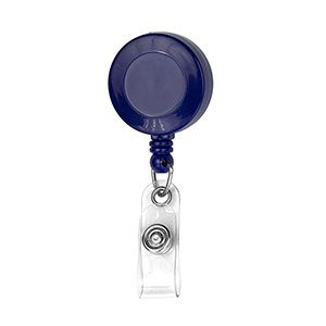 "Bellefontaine VL" Retractable Badge Reel & Badge Holder w/Rotating Alligator Clip (Full Color)