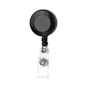 "Bellefontaine VL" Retractable Badge Reel & Badge Holder w/Rotating Alligator Clip (Full Color)