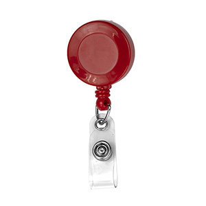 "Bellefontaine VL" Retractable Badge Reel & Badge Holder w/Rotating Alligator Clip (Full Color)