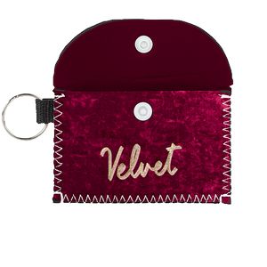 Bend & Snap Velvet Neoprene Card Wallet