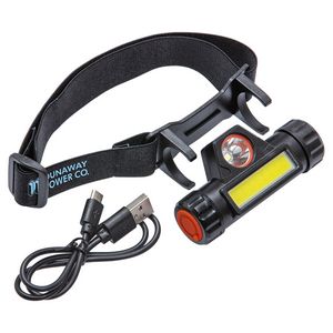 Best Buddy ToolsÂ® Nightline COB + LED Rechargeable Headlamp