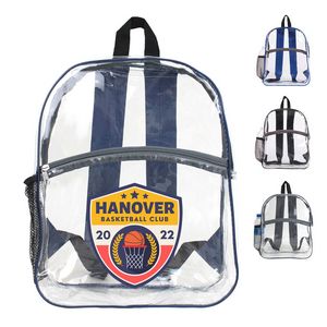 Best Value Security Clear Backpack With Water Bottle Pocket