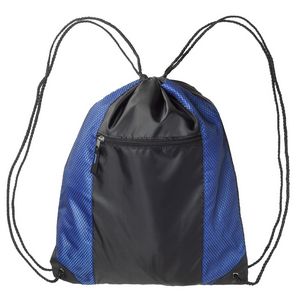 Beyer Zipper Pocket Drawstring Backpacks