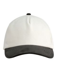 Big Accessories Two-Tone Corduroy Cap