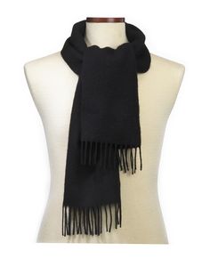 Black Acrylic Scarf