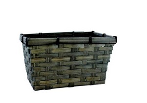 Black Bamboo 9" Basket EMPTY
