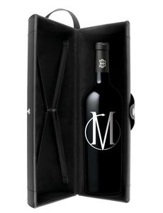 Black Cylinder Faux Leather Box w/ Strap (Undecorated)