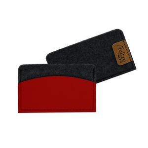 Black Feltro Business Card Holder
