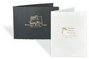 Black Horizontal Portrait Folder (8"x10")