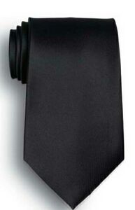 Black Silk Tie
