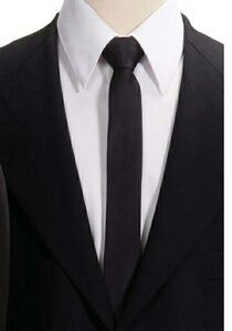 Black Skinny Tie