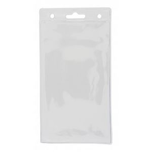 Blank Clear ID/Badge Holder 4.25Wx8H