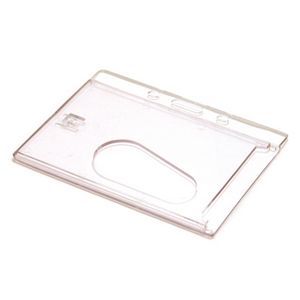 Blank Stock Hard Plastic Card Holder/Landscape