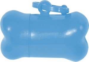 Blue Bone Shaped Pet Waste Bag Dispenser (3.125" x 1.75")