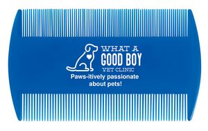 Blue Flea Comb (3" x 2.063")