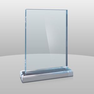Blue Rectangular Award (9"x7"x2")