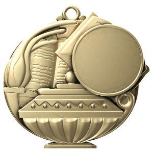 Book & Lamp Academic Performance Medallion