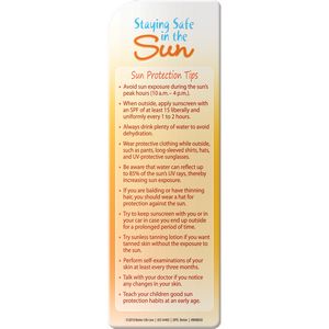 Bookmark - Staying Safe in the Sun