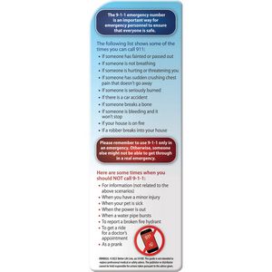 Bookmark - When to Call 9-1-1